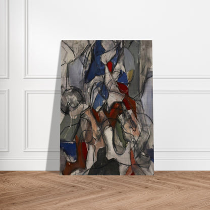 Untitled - 1951 - Robert Goodnough Brushed Aluminum Print - 70x100 cm / 28x40 inches | Robert Goodnough Aluminum Print | Robert Goodnough Prints