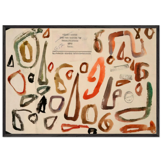 1 October 3 1972 - 1972 - William Saroyan Framed Art Print – Black Wooden Frame - Default Title - -Framed Art Print