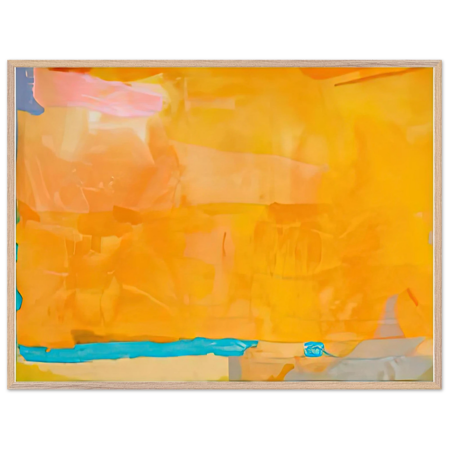 Helen Frankenthaler - Royal Fireworks, 1975- Wall Art - 28x40 inches / 70x70 cm - Canvas (Imperial) - -