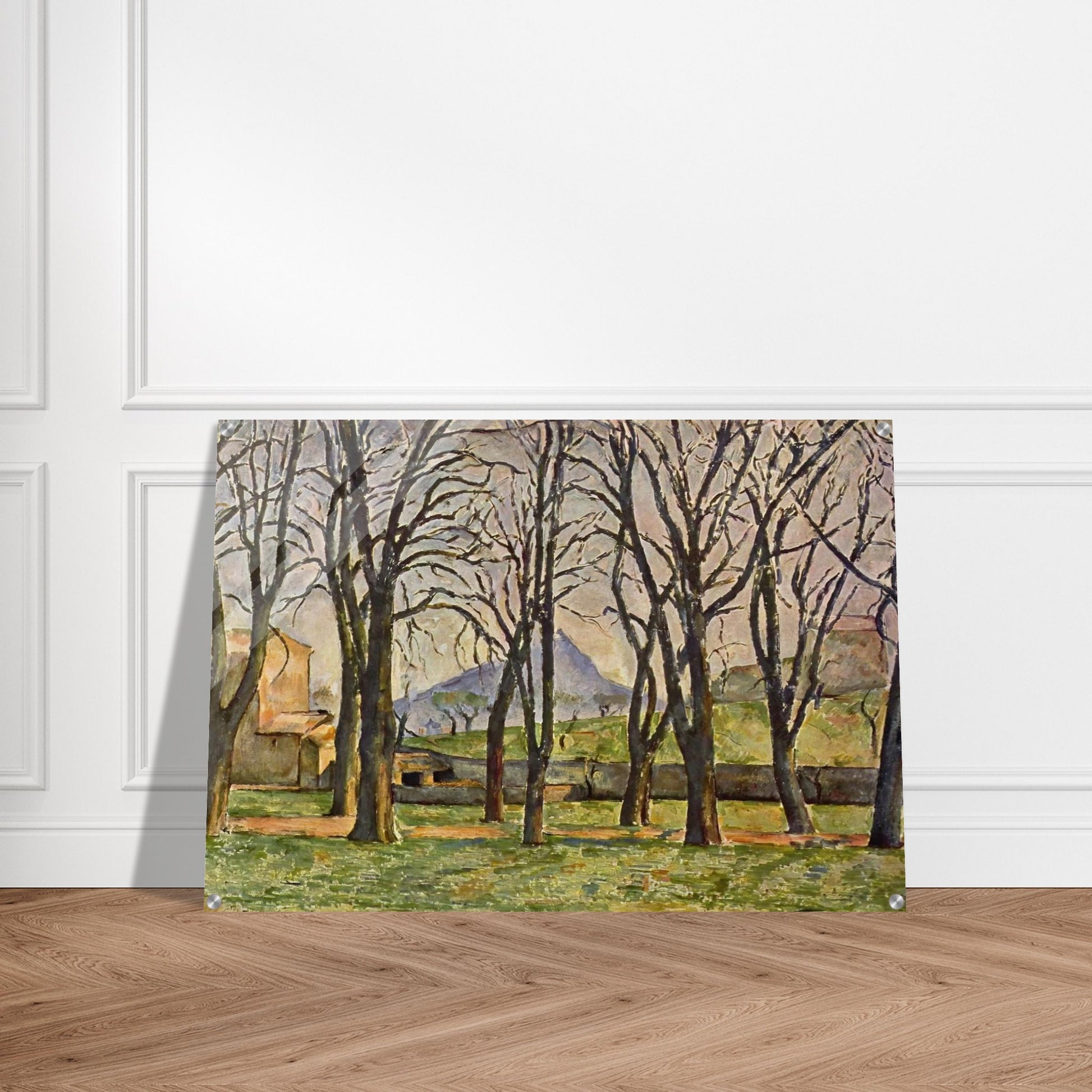 Chestnut Trees at the Jas de Bouffan - Paul Cézanne Acrylic Print - 70x100 cm / 28x40″ inches