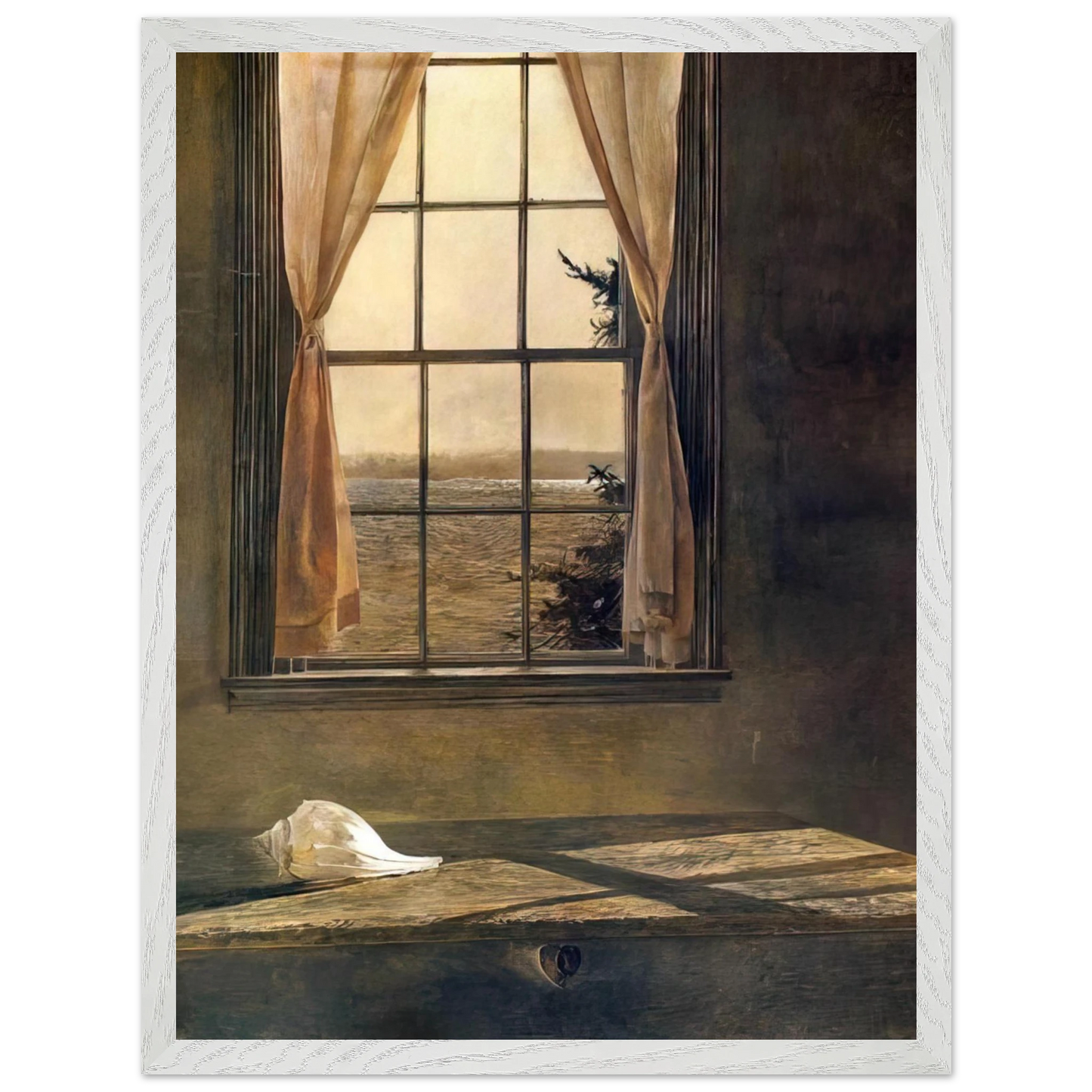 Andrew Wyeth - HER ROOM Wall Art - 30x40 cm / 12x16 inches - Fine Art Poster - -