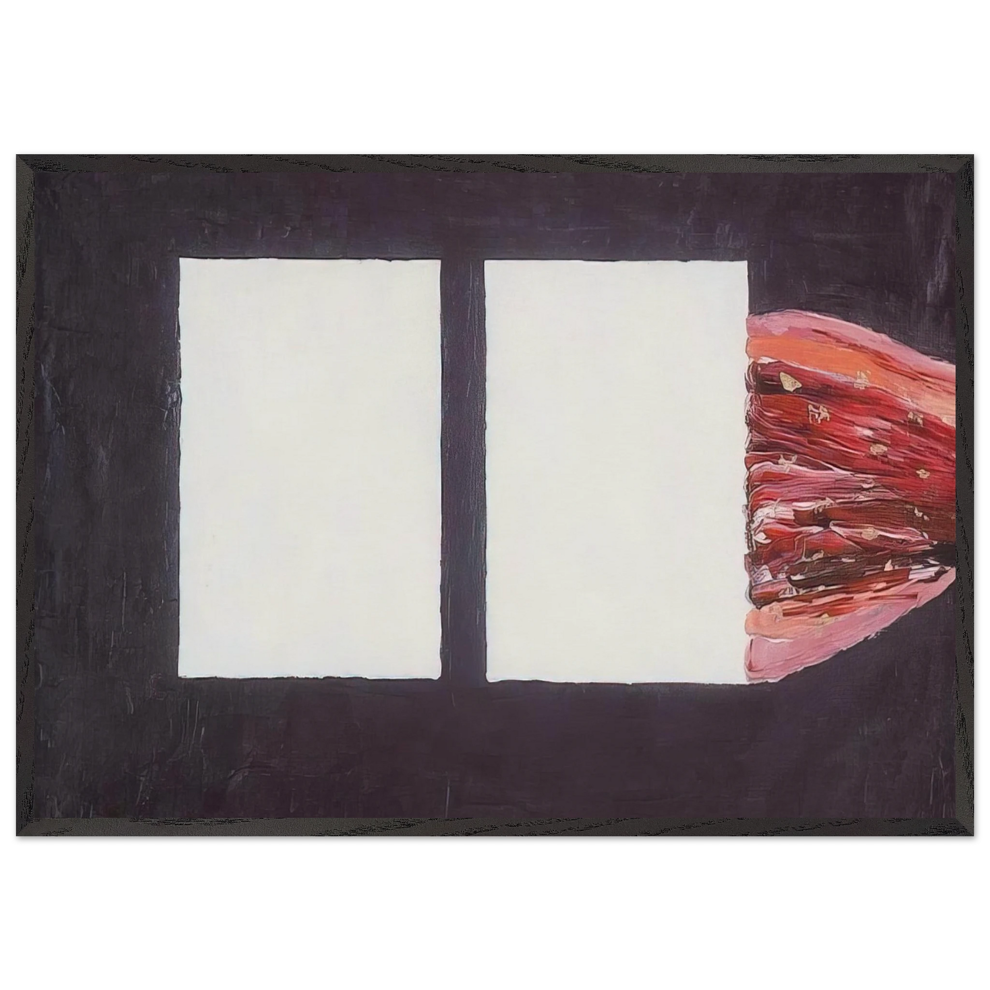 Untitled No 12a - 1957 - Forrest Bess Framed Art Print – Black Wooden Frame - Default Title - -Framed Art Print