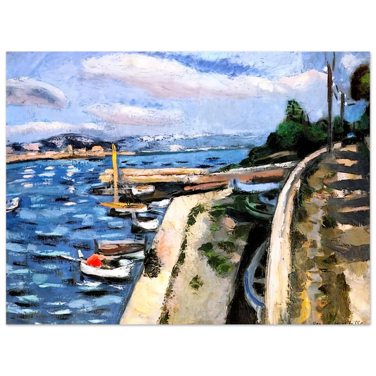 Henri Matisse - VIEW OF ANTIBES 1925 Fine Art Poster - Default Title