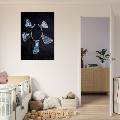 CAGED CROCKERY 1945 - Alexander Calder Brushed Aluminum Print - 70x100 cm / 28x40 inches | Alexander Calder Aluminum Print | Alexander Calder Prints