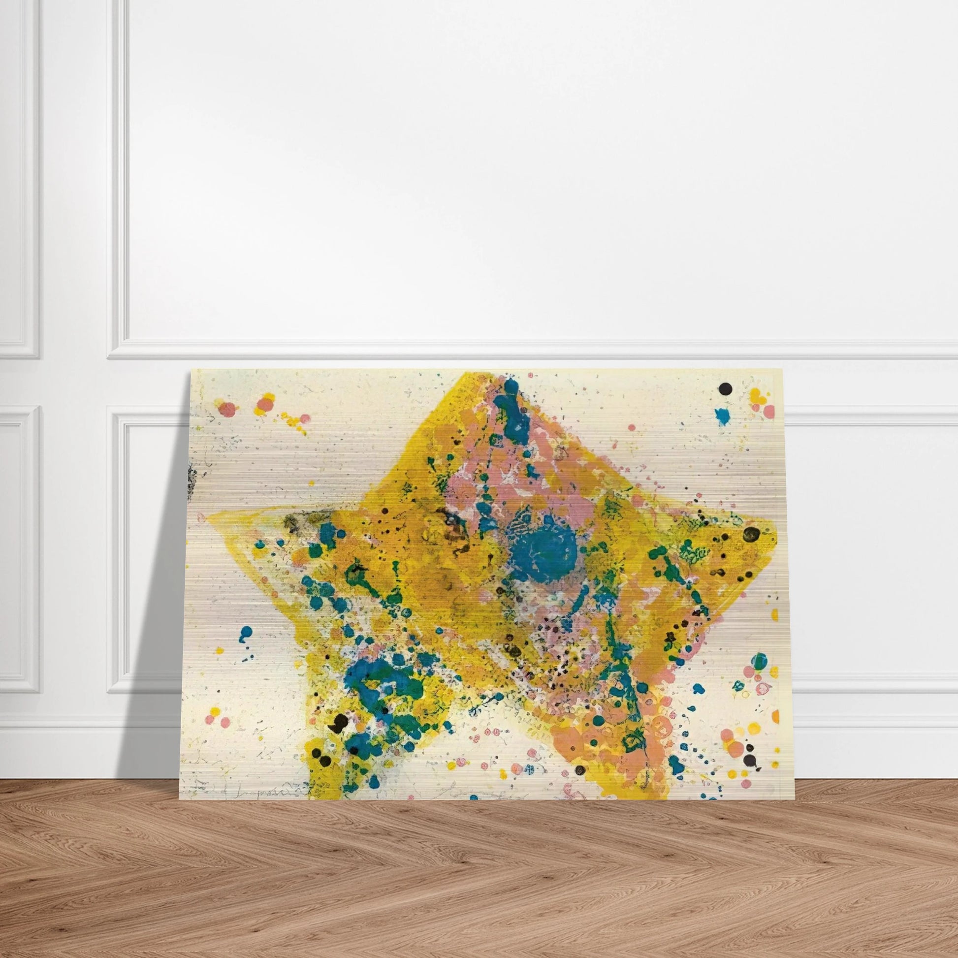 Star - Sam Francis Brushed Aluminum Print - 70x100 cm / 28x40 inches | Sam Francis Aluminum Print | Sam Francis Prints