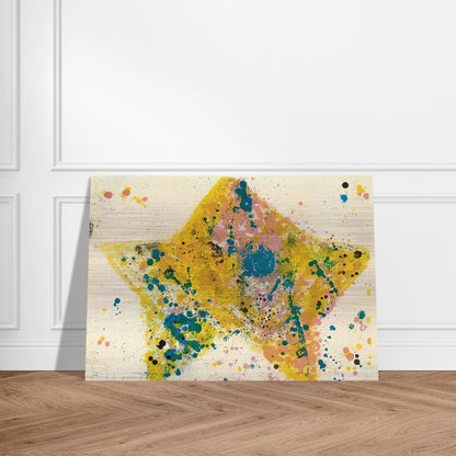 Star - Sam Francis Brushed Aluminum Print - 70x100 cm / 28x40 inches | Sam Francis Aluminum Print | Sam Francis Prints