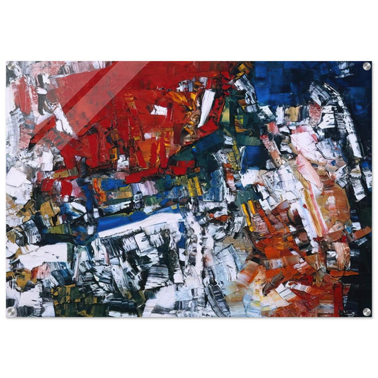 Perspectives - Jean-Paul Riopelle Acrylic Print - 70x100 cm / 28x40″ inches