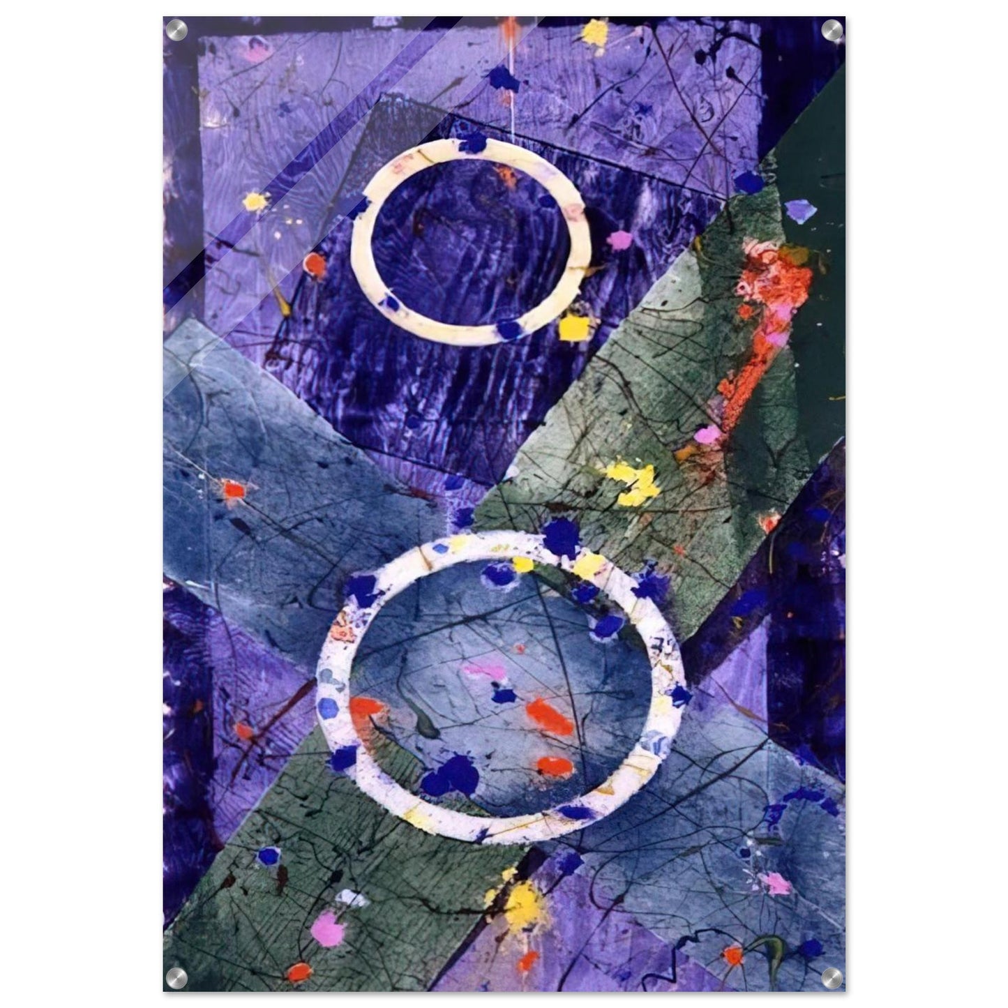 Decent - Sam Francis Acrylic Print - 70x100 cm / 28x40″ inches | Sam Francis Wall Art | Sam Francis Prints