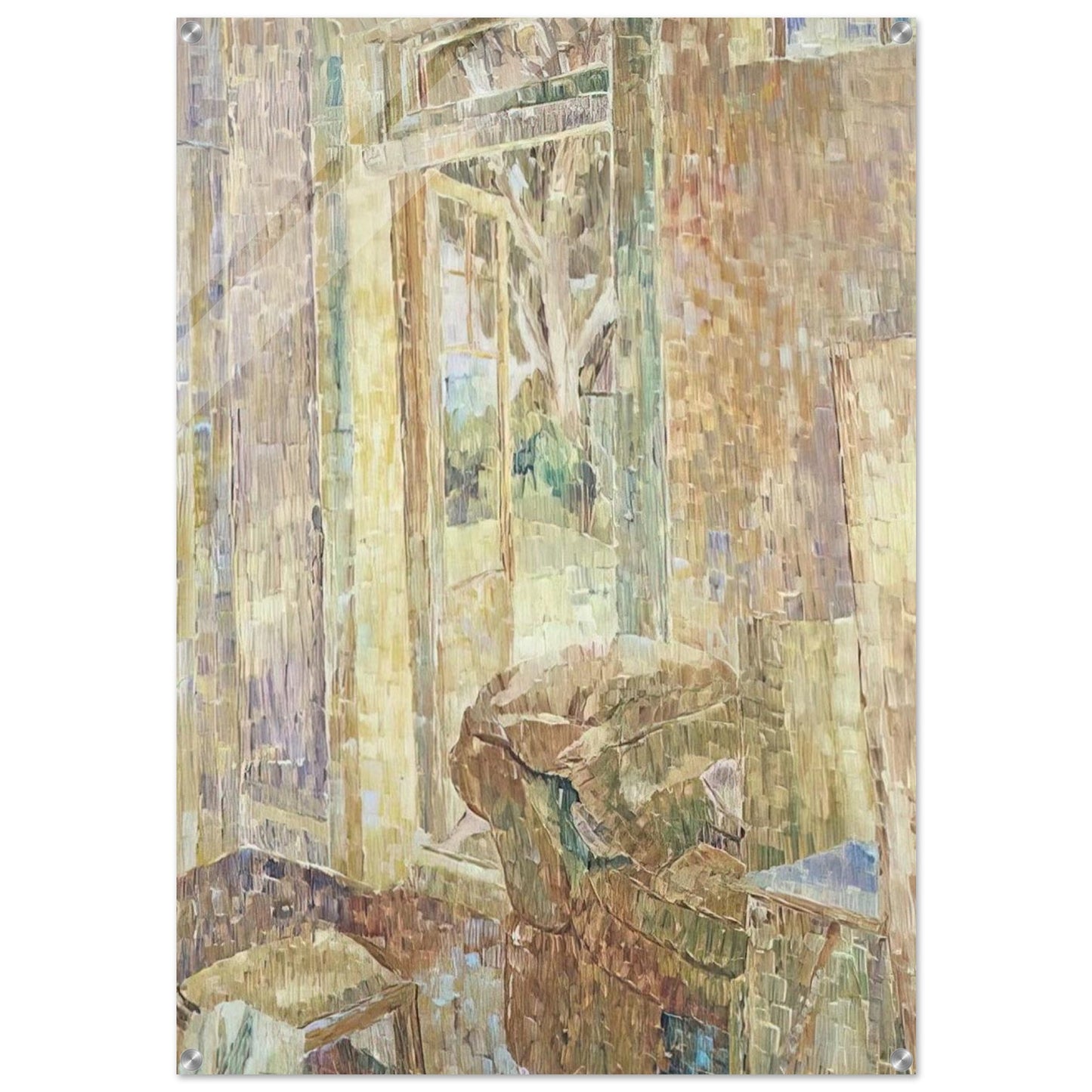 Door into the garden - 1947 - Grace Cossington Smith Acrylic Print - 70x100 cm / 28x40″ inches | Grace Cossington Smith Wall Art | Grace Cossington Smith Prints