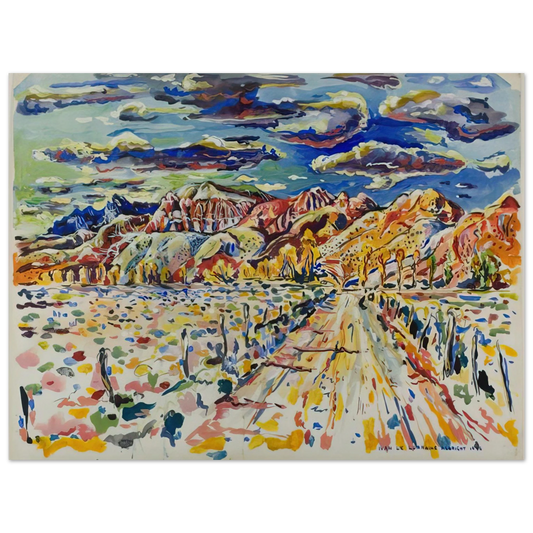 Ivan Albright - RANCH WYOMING 1946 Fine Art Poster - Default Title