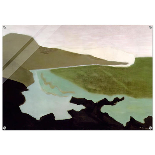 Green Sea - 1954 - Milton Avery Acrylic Print - 70x100 cm / 28x40″ inches | Milton Avery Wall Art | Milton Avery Prints