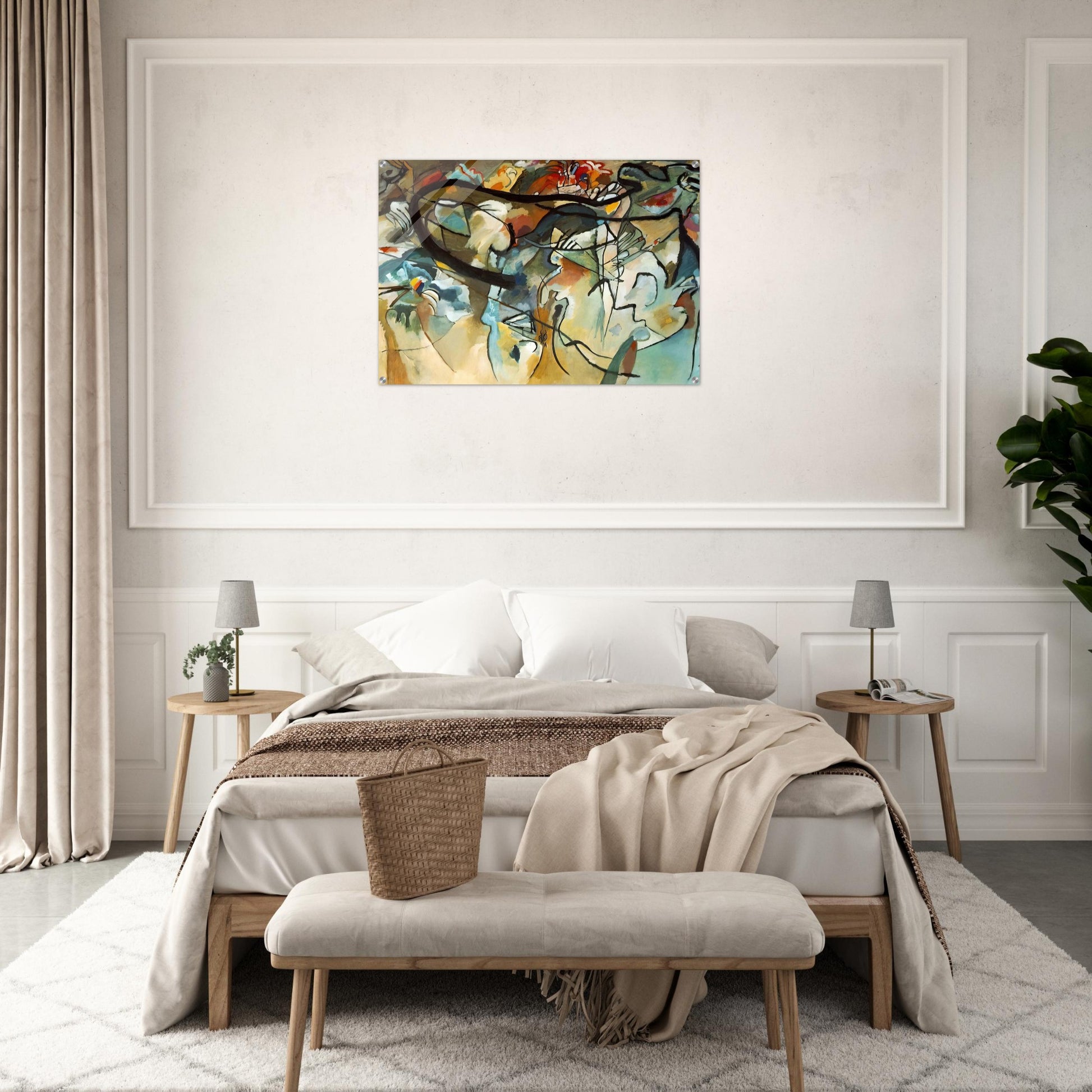 COMPOSITION V 1911 - Wassily Kandinsky Acrylic Print - 70x100 cm / 28x40″ inches | Wassily Kandinsky Wall Art | Wassily Kandinsky Prints