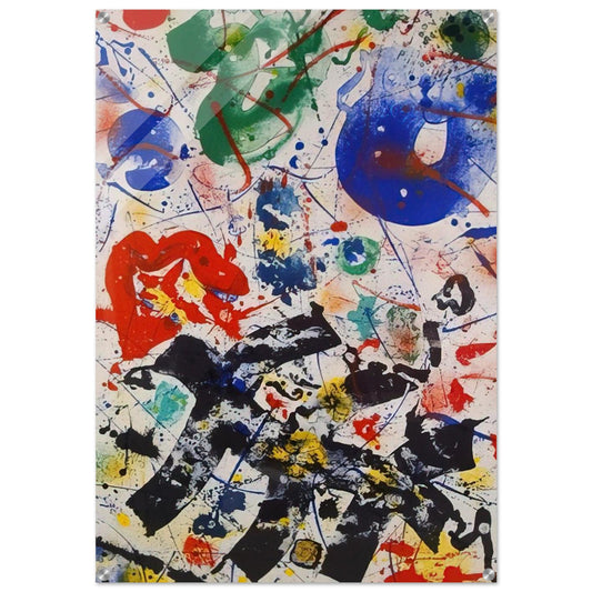 Untitled  SF 357  - Sam Francis Acrylic Print - 70x100 cm / 28x40″ inches