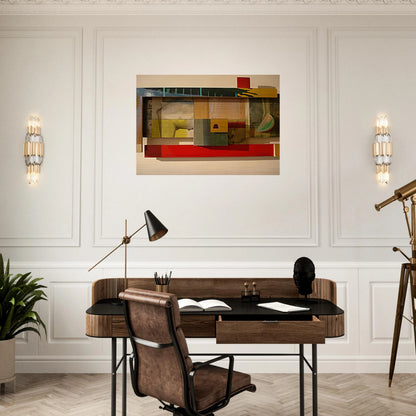 Horse - Sam Gilliam Brushed Aluminum Print - 70x100 cm / 28x40 inches | Sam Gilliam Aluminum Print | Sam Gilliam Prints