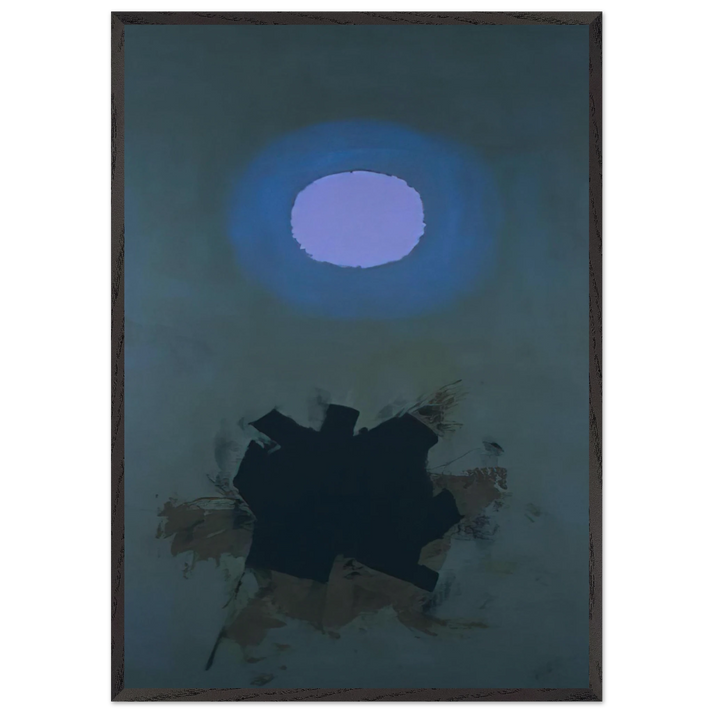 Orb - 1964 - Adolph Gottlieb 70x100 cm / 28x40 inches Framed Art Print – Black Wooden Frame