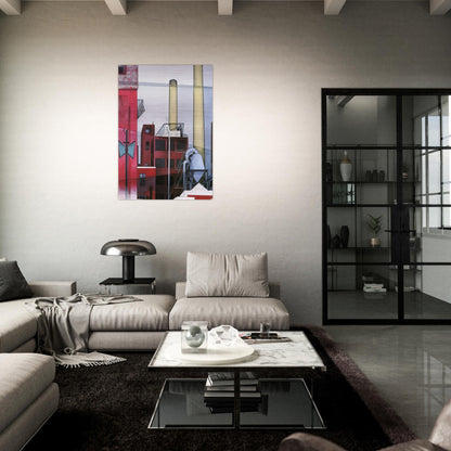 After All - 1933 - Charles Demuth Brushed Aluminum Print - 70x100 cm / 28x40 inches | Charles Demuth Aluminum Print | Charles Demuth Prints