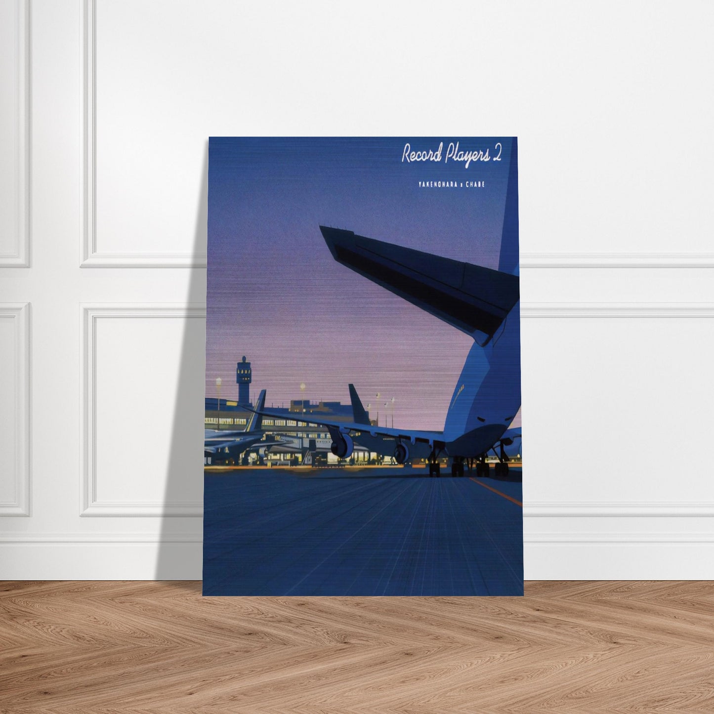 Taxiway - Hiroshi Nagai Brushed Aluminum Print - 70x100 cm / 28x40 inches | Hiroshi Nagai Aluminum Print | Hiroshi Nagai Prints