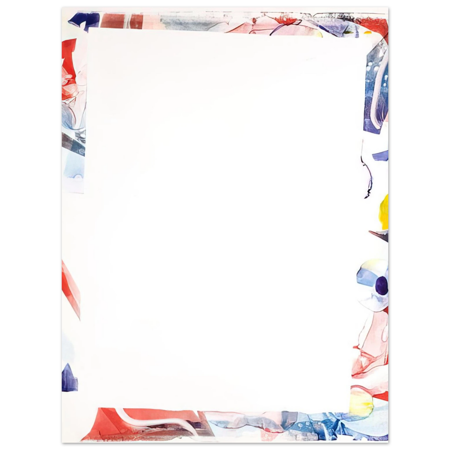 Sam Francis - Untitled  SFM66-03  Fine Art Poster - Default Title