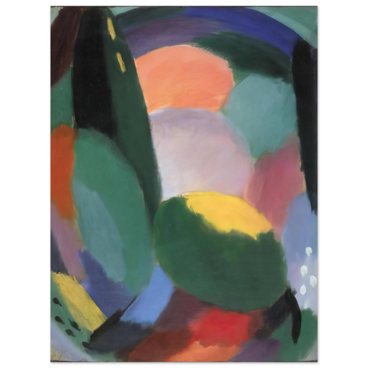 Alexej von Jawlensky - VARIATION GLORREICHER ABEND SOMMERSEGEN II 1917 Fine Art Poster - Default Title
