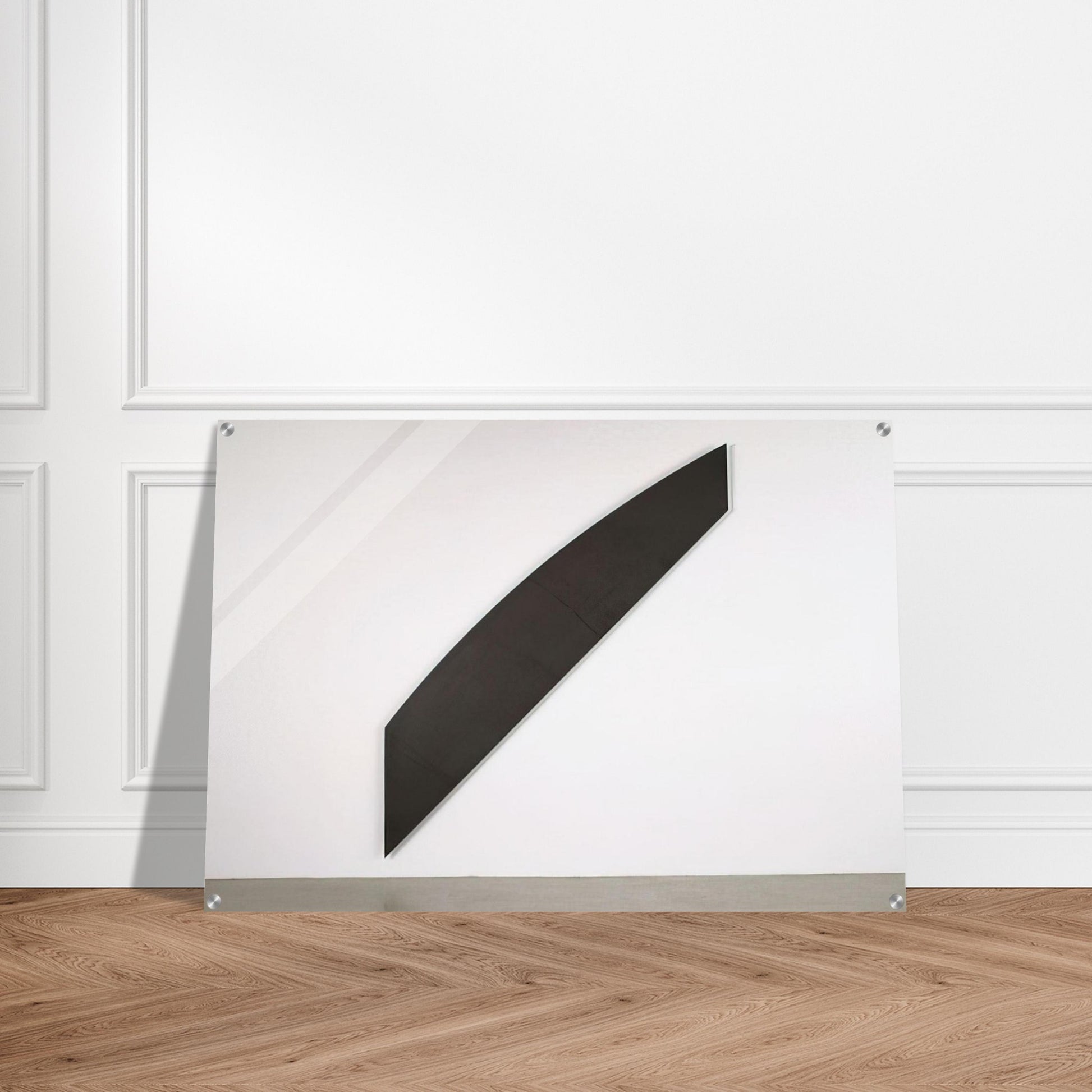 Diagonal with Curve IX - Ellsworth Kelly Acrylic Print - 70x100 cm / 28x40″ inches | Ellsworth Kelly Wall Art | Ellsworth Kelly Prints