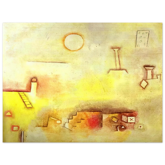 Paul Klee - RECONSTRUCTING 1926 Fine Art Poster - Default Title