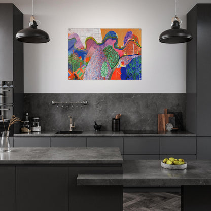 David Hockney - David Hockney Acrylic Print - 70x100 cm / 28x40″ inches | David Hockney Art | Artwork by David Hockney