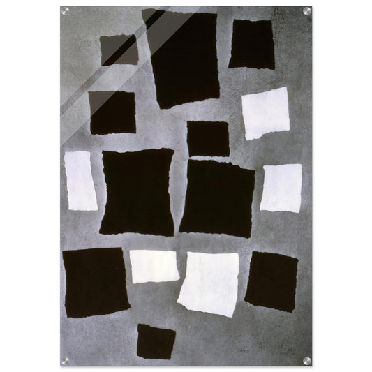 Squares or Rectangles Arranged According to the Laws of Chance - Jean Arp Acrylic Print - 70x100 cm / 28x40″ inches