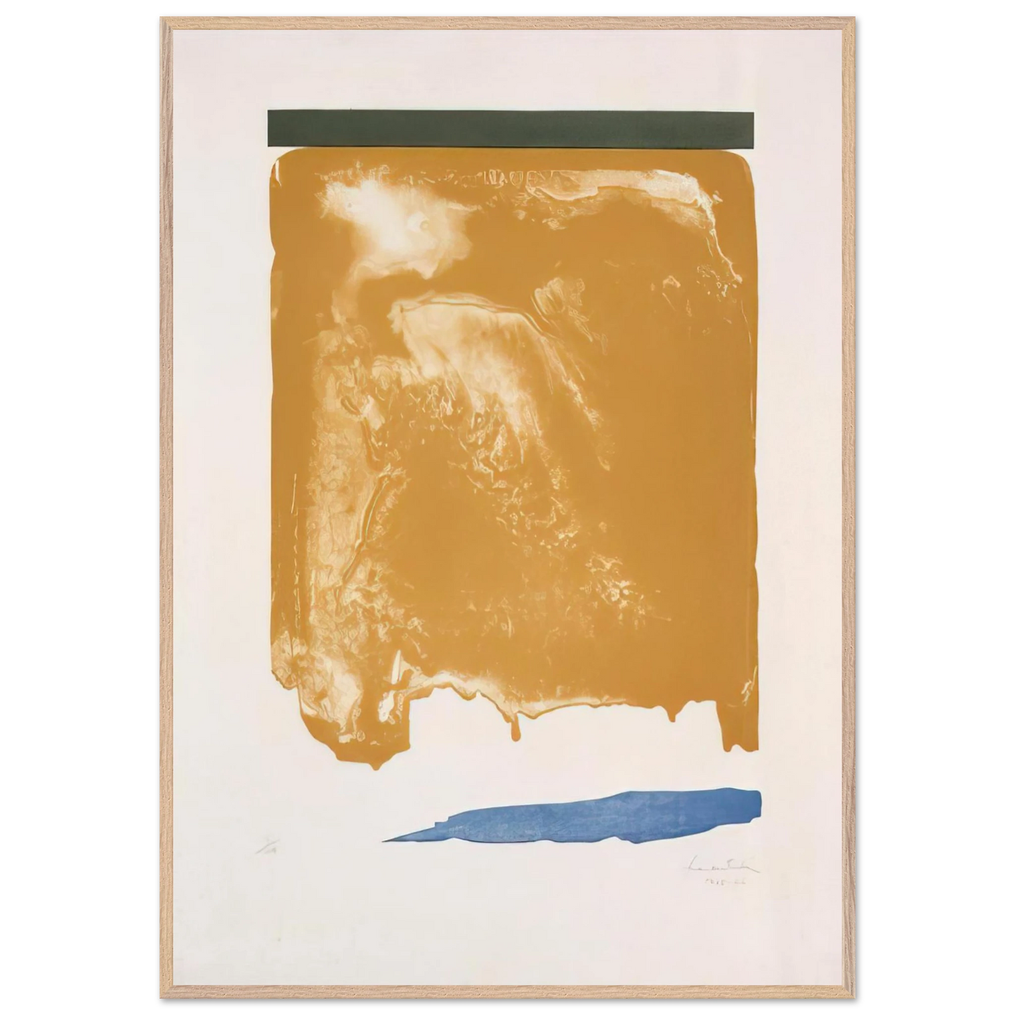 Helen Frankenthaler - Persian Garden - 1966 Wall art - 20x25 cm / 8x10 inches - Fine Art Poster - -
