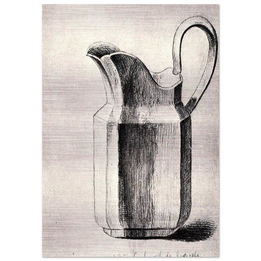 Milk Jug - Vincent van Gogh Brushed Aluminum Print - 70x100 cm / 28x40 inches | Vincent van Gogh Aluminum Print | Vincent van Gogh Prints