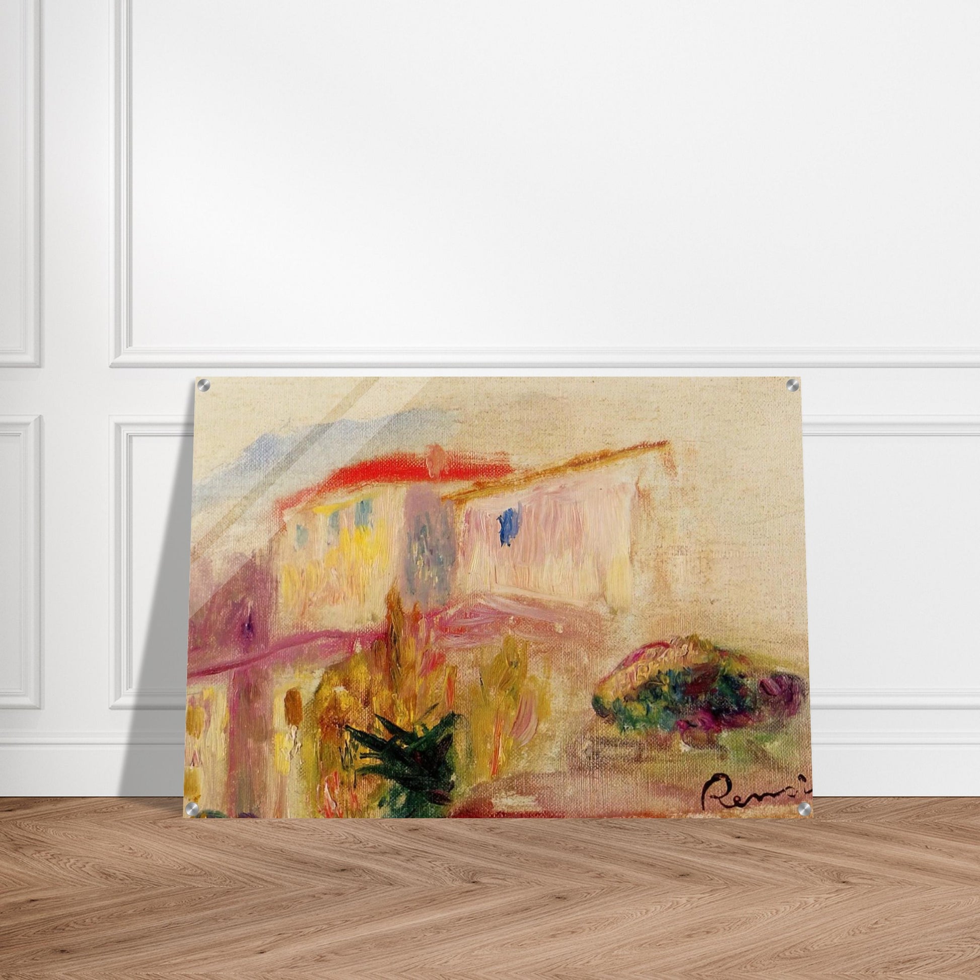 Le Poste at Cagnes study - Pierre-Auguste Renoir Acrylic Print - 70x100 cm / 28x40″ inches