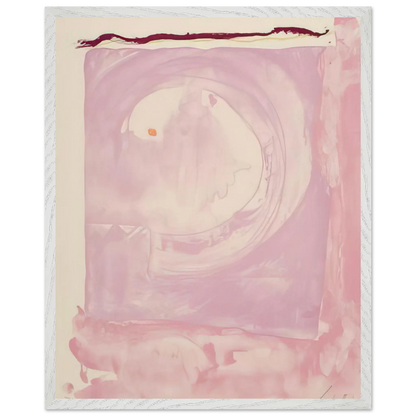 Helen Frankenthaler - Reflections IX - 1995 Wall art - A3 (29.7 x 42  cm) - Premium Wooden Framed Poster With Fine Art Paper - Wood frame