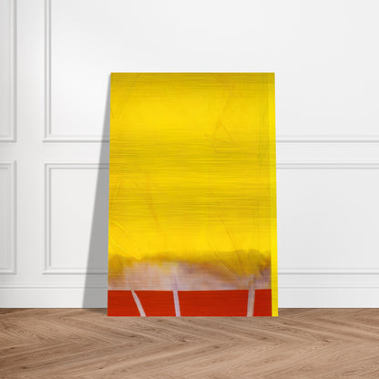 Edge Of Autumn - 1989 - Ronnie Landfield Brushed Aluminum Print - 70x100 cm / 28x40 inches | Ronnie Landfield Aluminum Print | Ronnie Landfield Prints