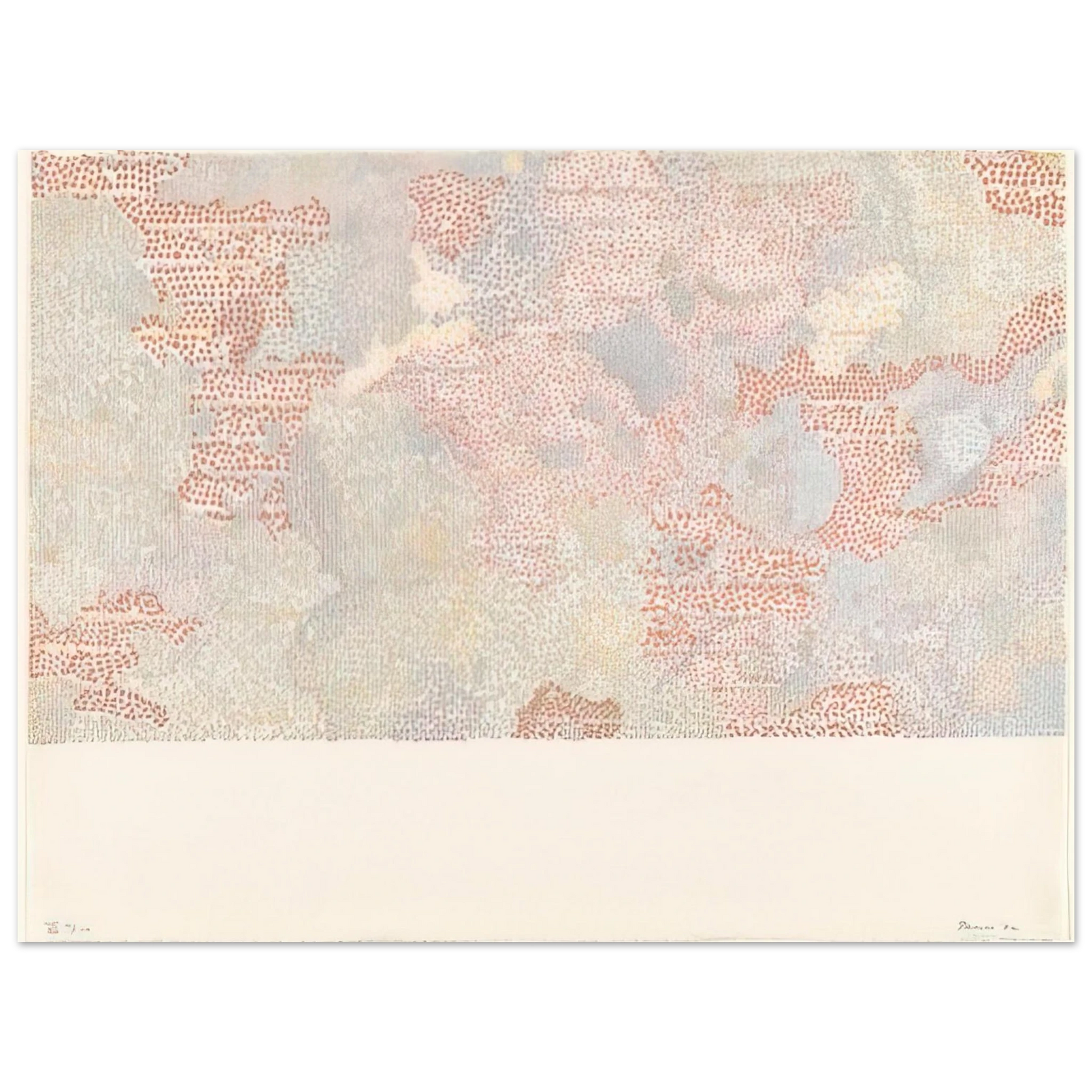 Nancy Graves - MASKELYNE DA REGION OF THE MOON FROM THE SERIES LUNAR MAPS 1972 Fine Art Poster - Default Title