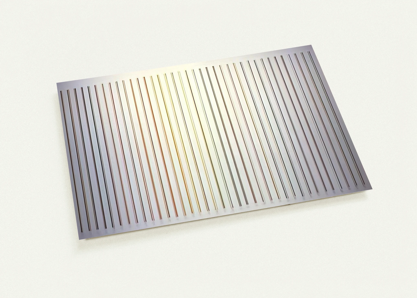 Color Needles - 1984 By Gene Davis Pack of 10 Post Cards | Gene Davis Post Cards | A6 (10.5 x 14.8 cm) - 4.1 x 5.8 inches