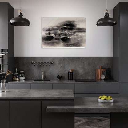 UNTITLED 1966 1 - Lee Bontecou Acrylic Print - 70x100 cm / 28x40″ inches | Lee Bontecou Wall Art | Lee Bontecou Prints