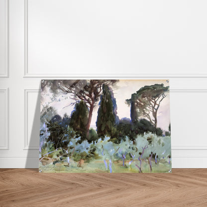 Landscape near Florence - John Singer Sargent Acrylic Print - 70x100 cm / 28x40″ inches