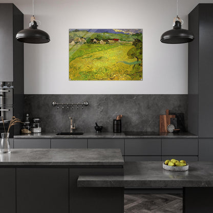 View of Vessenots near Auvers - Vincent van Gogh Acrylic Print - 70x100 cm / 28x40″ inches