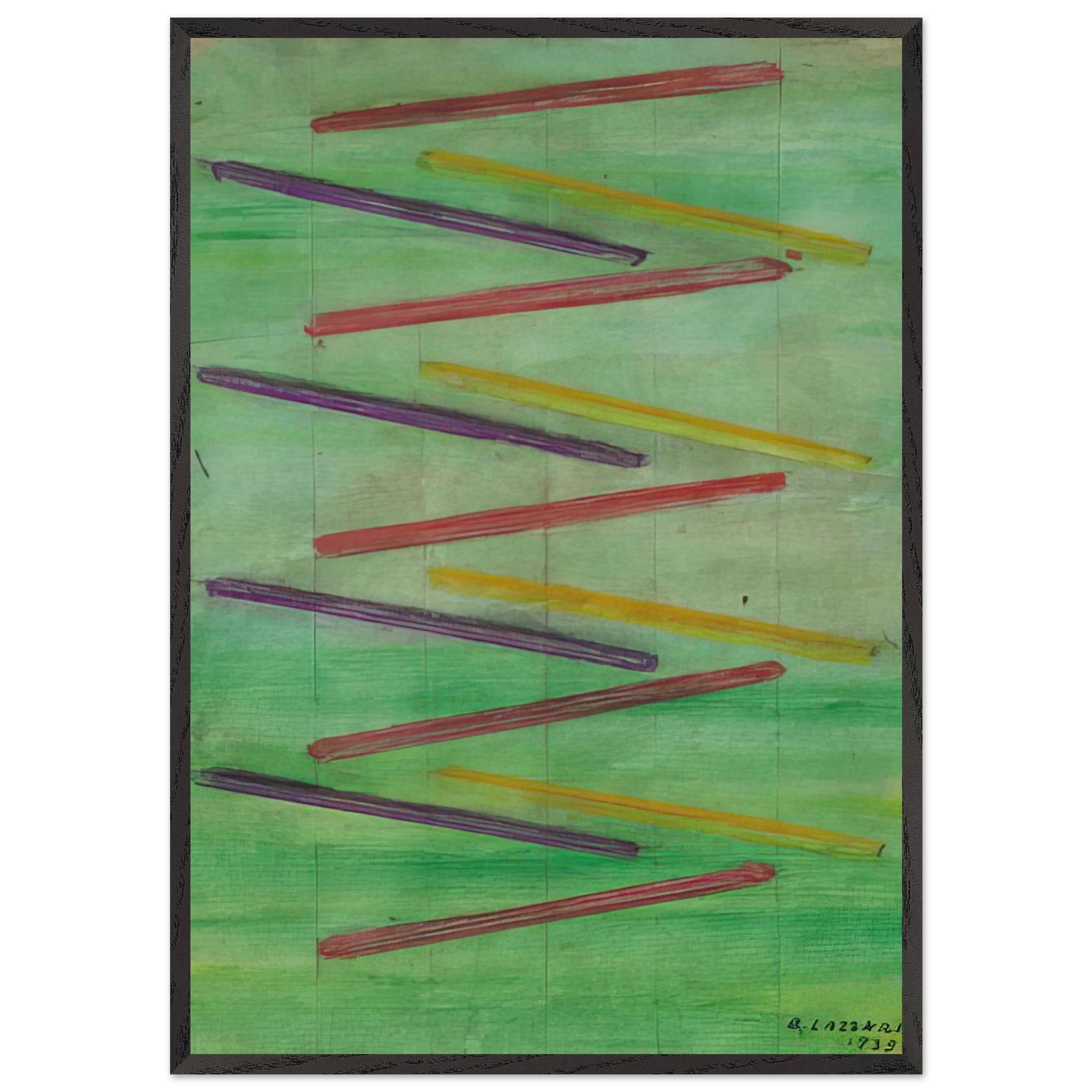 Senza titolo - 1939 - Bice Lazzari Framed Art Print – Black Wooden Frame - Default Title - -Framed Art Print