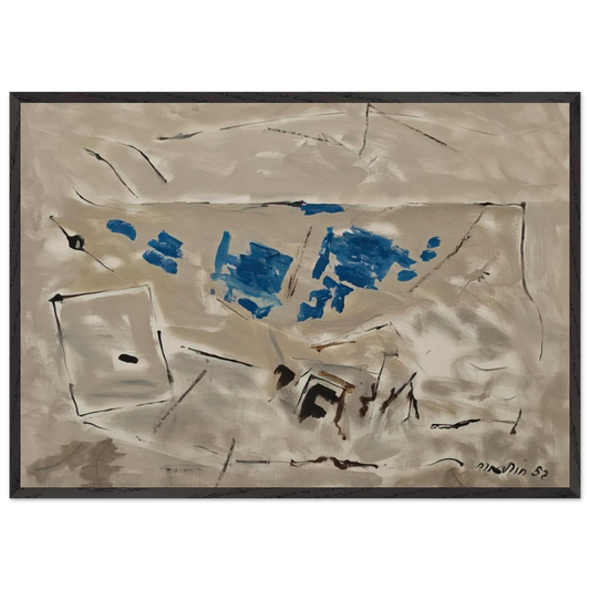 Autumn Coloring No 4 - 1952 - John Marin Framed Art Print – Black Wooden Frame - Default Title - -Framed Art Print