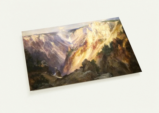 Grand Canyon of the Yellowstone By Thomas Moran Pack of 10 Post Cards | Thomas Moran Post Cards | A6 (10.5 x 14.8 cm) - 4.1 x 5.8 inches