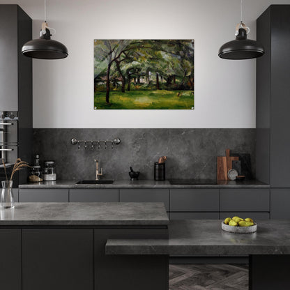 Farm in Normandy. Summer - Paul Cézanne Acrylic Print - 70x100 cm / 28x40″ inches