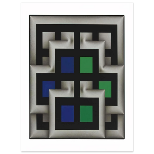 Omar Rayo - Sararas XX - 1981 Fine Art Poster - Default Title