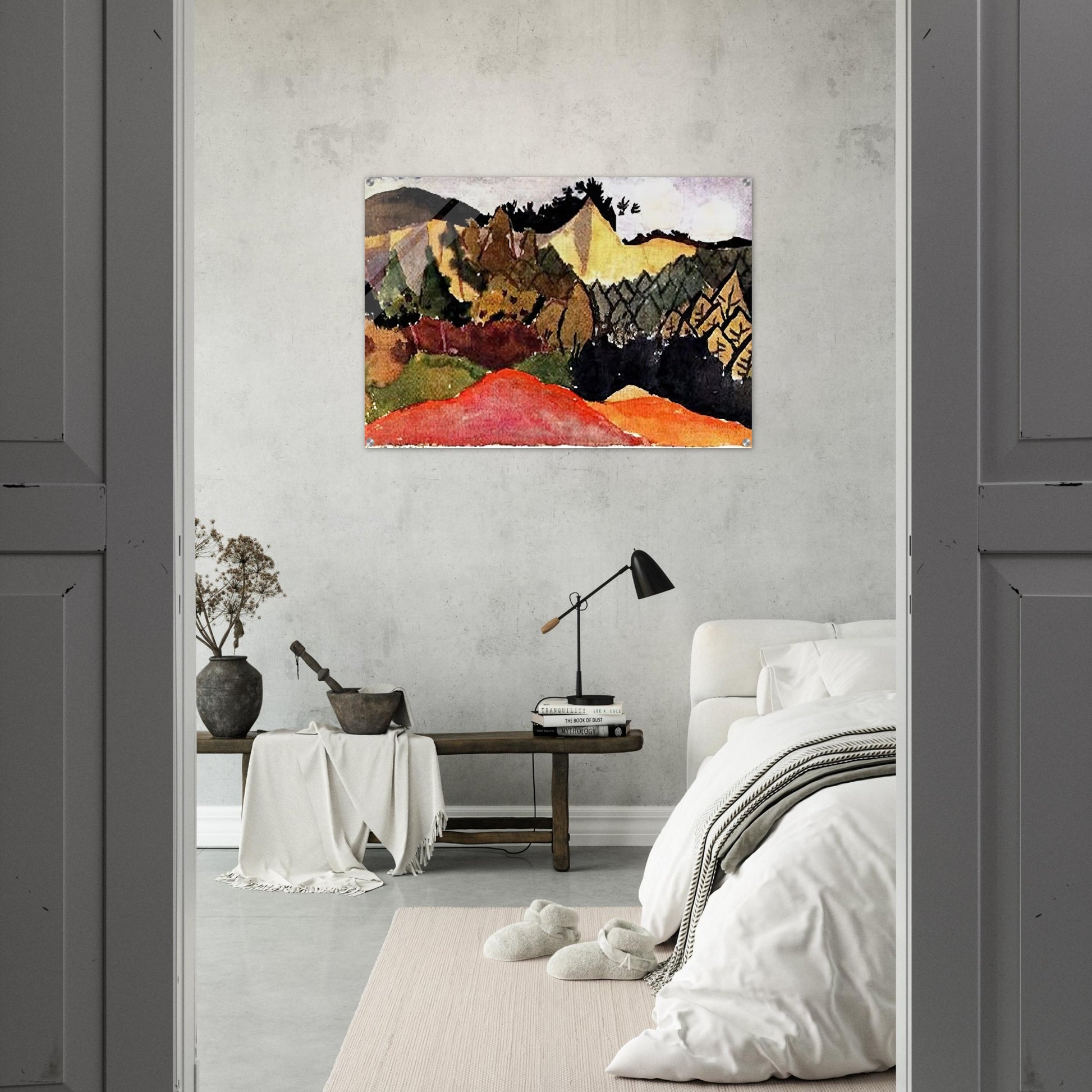 IN THE QUARRY - Paul Klee Acrylic Print - 70x100 cm / 28x40″ inches | Paul Klee Wall Art | Paul Klee Prints