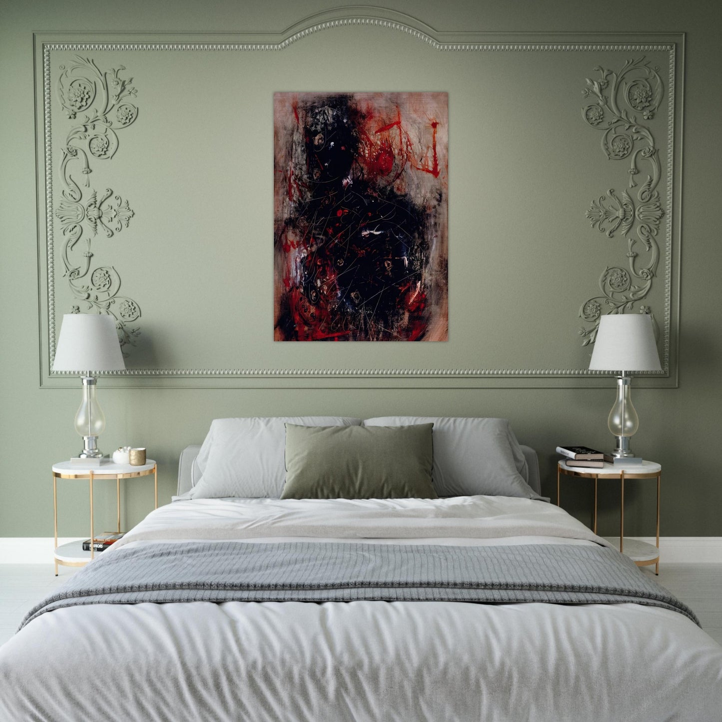 Oui, oui, oui - 1947 - Wols Brushed Aluminum Print - 70x100 cm / 28x40 inches | Wols Aluminum Print | Wols Prints