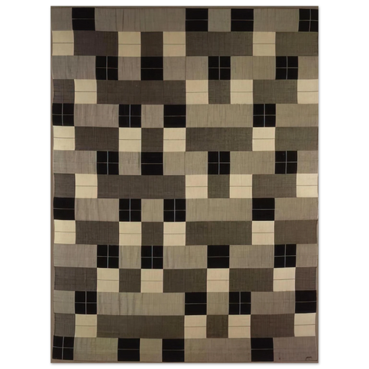 Anni Albers - BLACK WHITE GRAY 1964 Fine Art Poster - Default Title