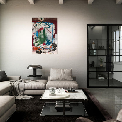 Las Mayas, 1958- - Helen Frankenthaler Brushed Aluminum Print - 70x100 cm / 28x40 inches | Helen Frankenthaler Aluminum Print | Helen Frankenthaler Prints