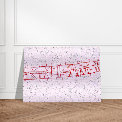 Bridge - 1952 - Gene Davis Brushed Aluminum Print - 70x100 cm / 28x40 inches | Gene Davis Aluminum Print | Gene Davis Prints