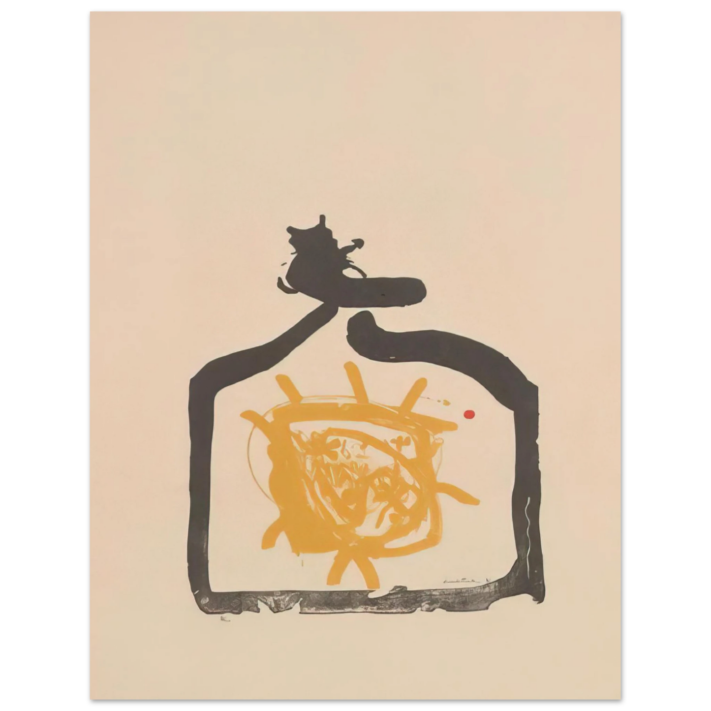 Helen Frankenthaler - May 26th Backwards - 1961 Wall art - 20x25 cm / 8x10 inches - Premium Wooden Framed Poster With Fine Art Paper - Wood frame