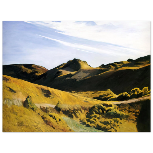 Edward Hopper - The Camel s Hump Fine Art Poster - 13x18 cm / 5x7 inches