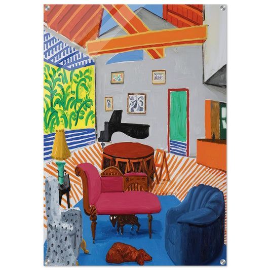 David Hockney - David Hockney Acrylic Print - 70x100 cm / 28x40″ inches | David Hockney Wall Art | David Hockney Prints